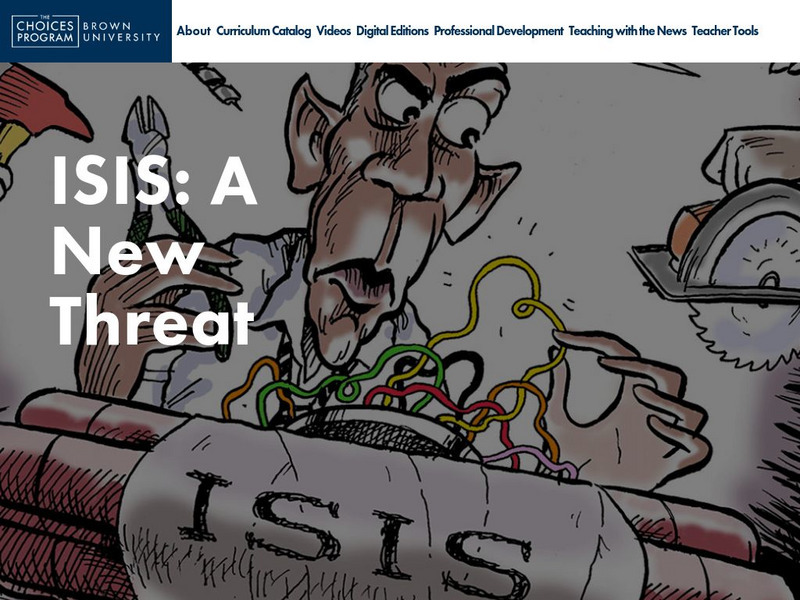 Choices: Teaching With the News: Isis: A New Threat Unit Plan Choices: Teaching With the News: Isis: A New Threat Unit Plan