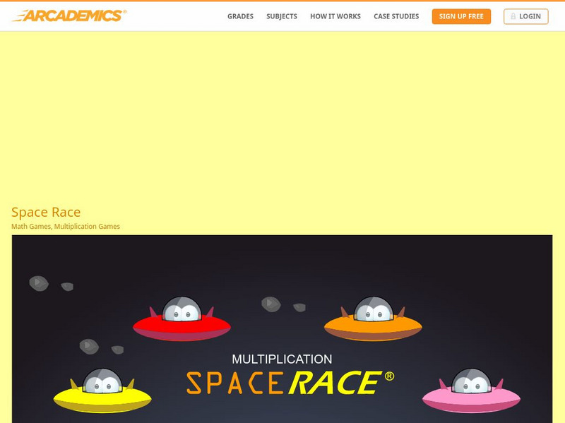 Arcademics: Multiplication Space Race Interactive Arcademics: Multiplication Space Race Interactive