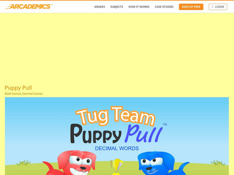 Arcademics: Puppy Pull Decimal Words Interactive Arcademics: Puppy Pull Decimal Words Interactive