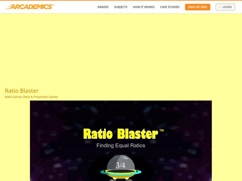 Arcademics: Ratio Blaster Interactive Arcademics: Ratio Blaster Interactive