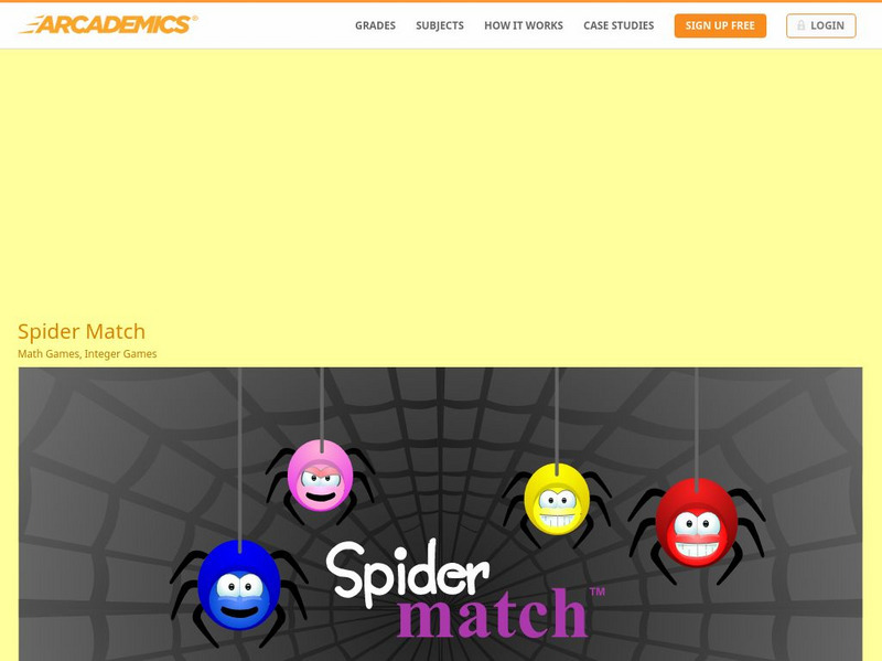 Arcademics: Spider Math Interactive Arcademics: Spider Math Interactive