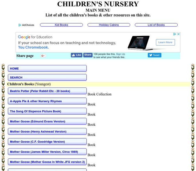 The Children's Nursery and Its Traditions Handout The Children's Nursery and Its Traditions Handout