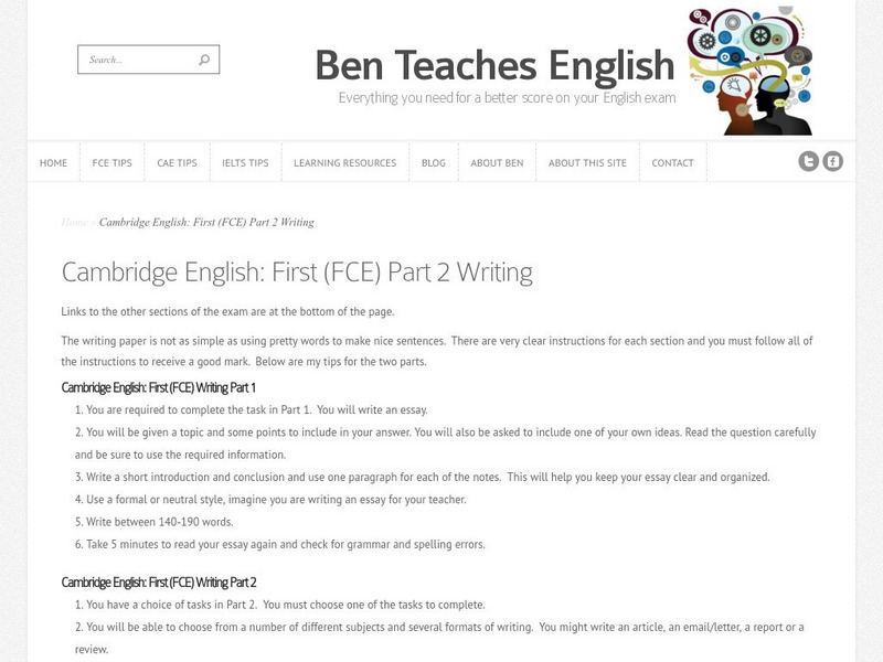 Ben Teaches English Website