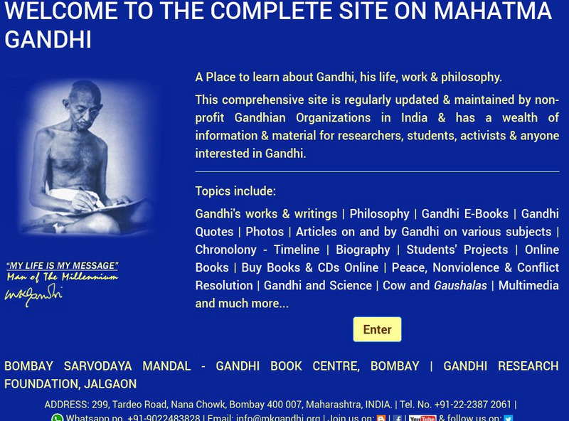 Mohandas Karamchand Gandhi/man of Millennium Activity Mohandas Karamchand Gandhi/man of Millennium Activity