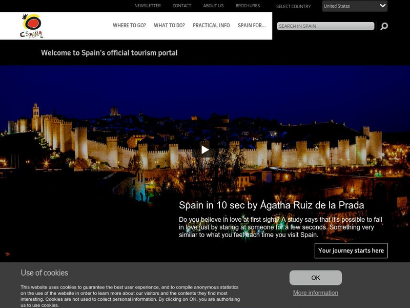 Stoa & the Tourist Office of Spain: Home Page Website Stoa & the Tourist Office of Spain: Home Page Website
