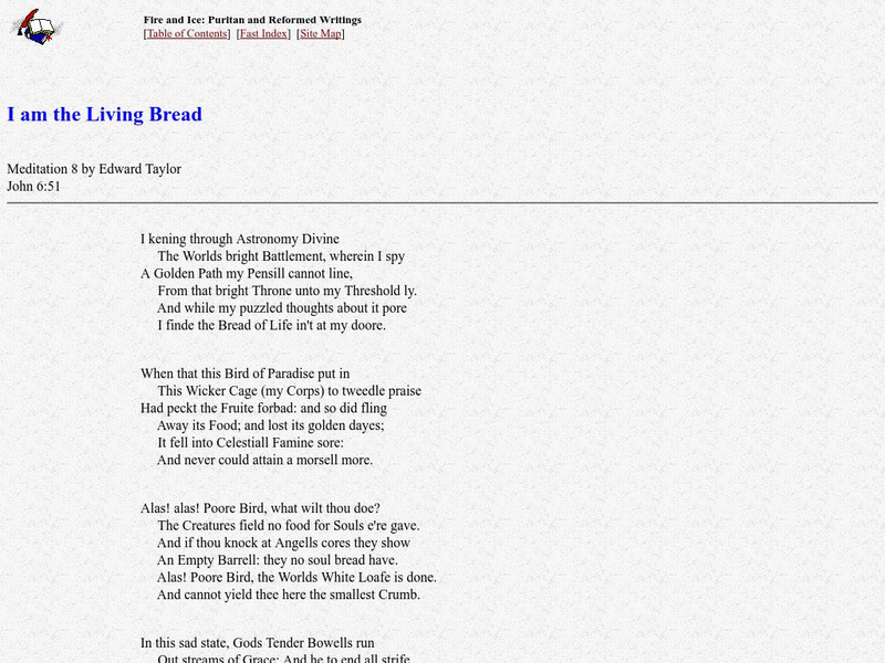 Puritan and Reformed Writings: "I Am the Living Bread" eBook Puritan and Reformed Writings: "I Am the Living Bread" eBook