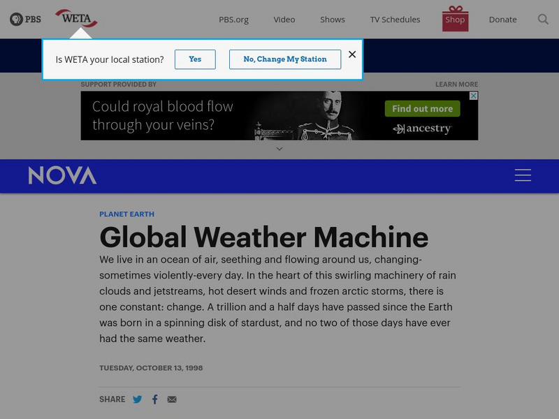 Pbs Learning Media: Global Weather Machine Handout Pbs Learning Media: Global Weather Machine Handout