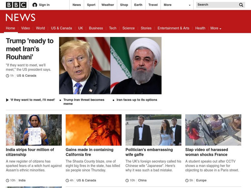 Bbc News Website Bbc News Website