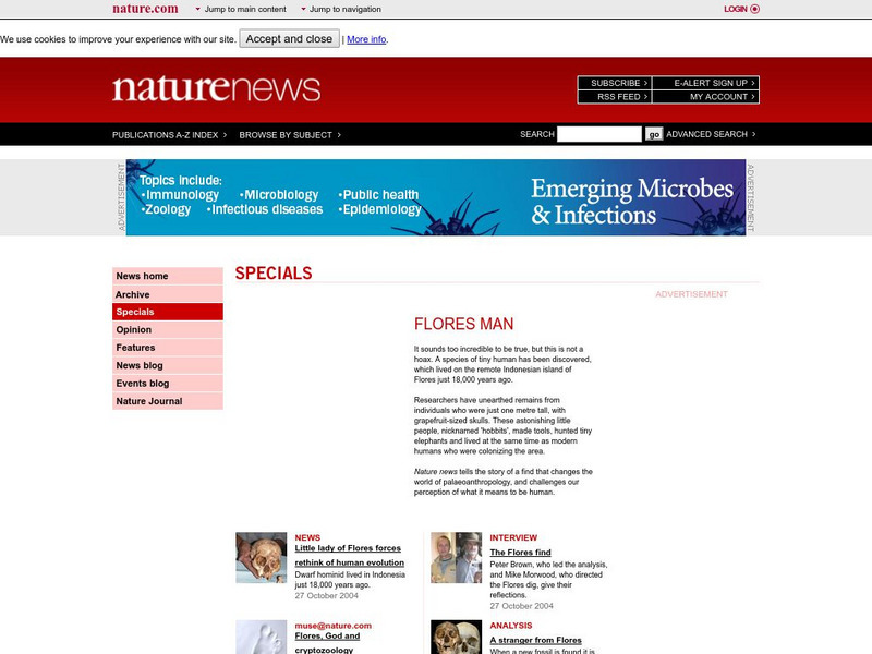 News @ Nature: Flores Man Website News @ Nature: Flores Man Website