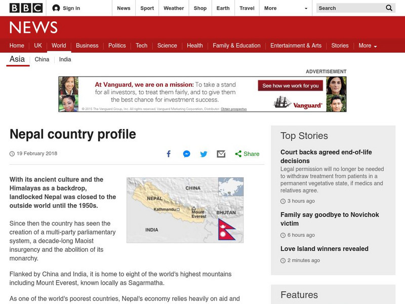 Bbc: News: Country Profile: Nepal Website Bbc: News: Country Profile: Nepal Website