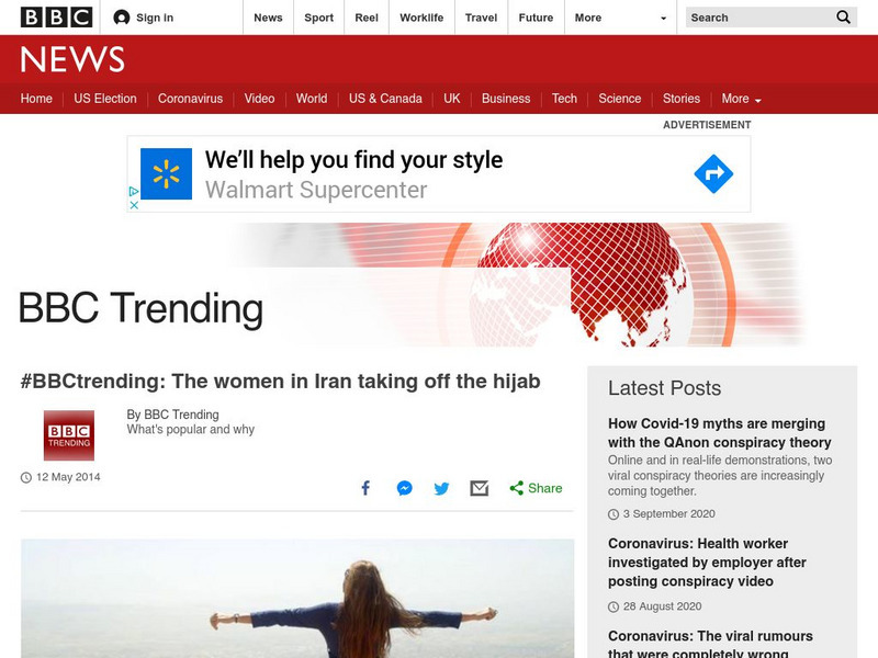 Bbc: Week of 5 12 14: The Women in Iran Taking Off the Hijab Article Bbc: Week of 5 12 14: The Women in Iran Taking Off the Hijab Article