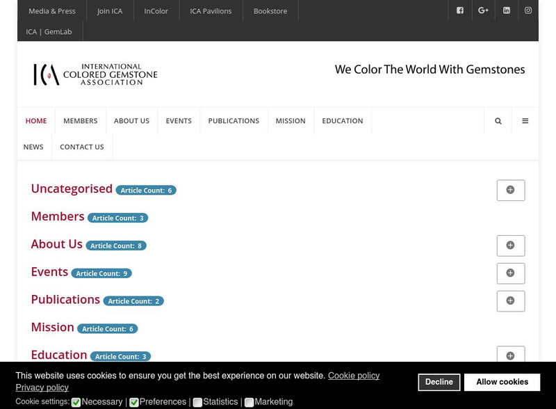 International Colored Gemstone Association: Zircon Handout International Colored Gemstone Association: Zircon Handout