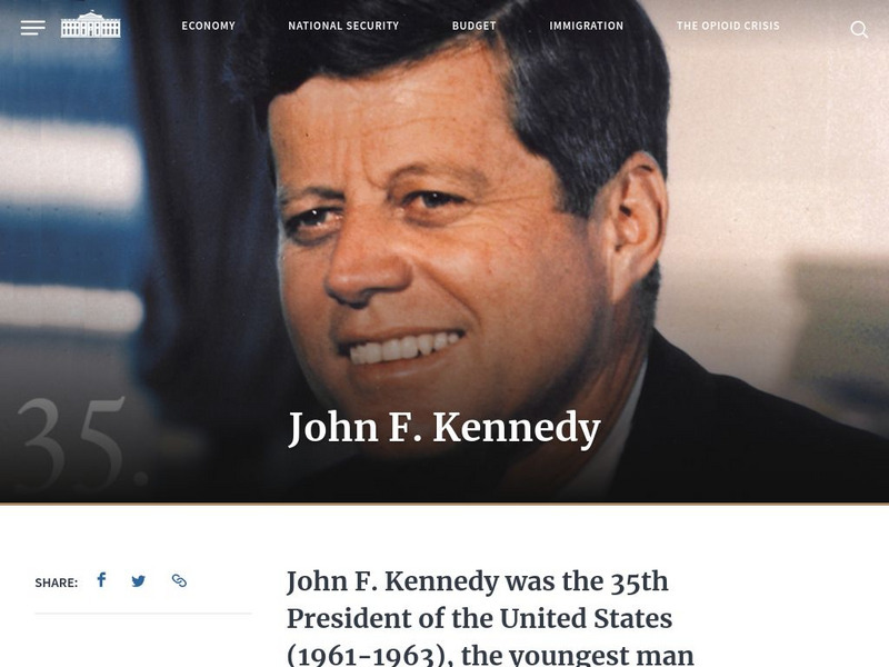 The White House: John F. Kennedy Handout The White House: John F. Kennedy Handout