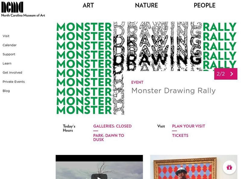 North Carolina Museum of Art Website North Carolina Museum of Art Website