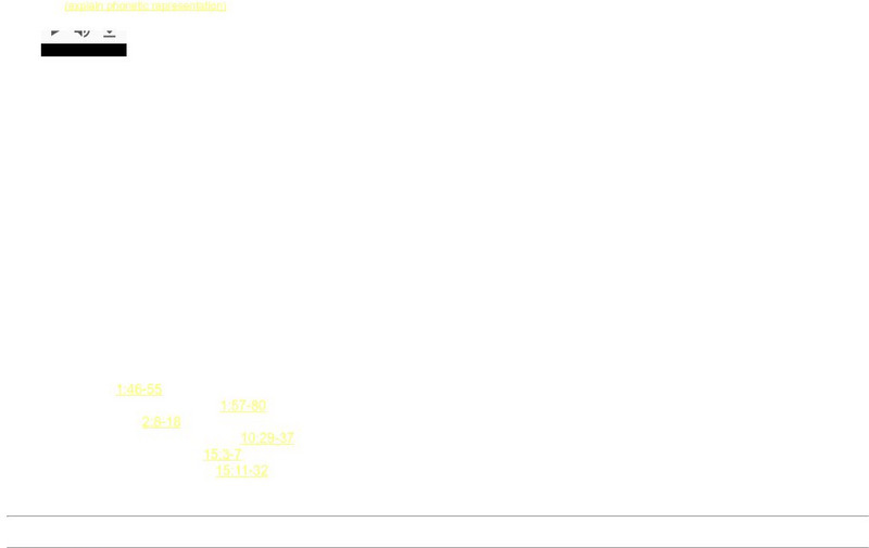 Bible Basics: Luke Handout Bible Basics: Luke Handout