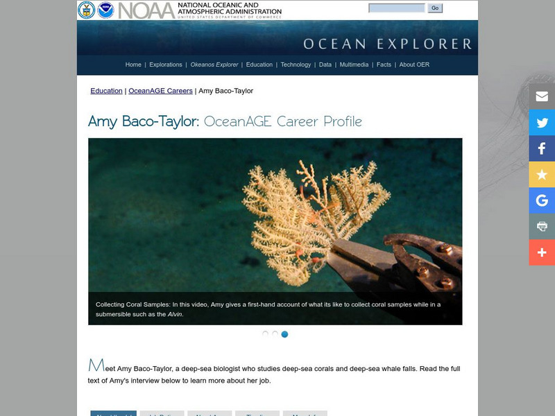 Noaa: Deep Sea Biologist Website