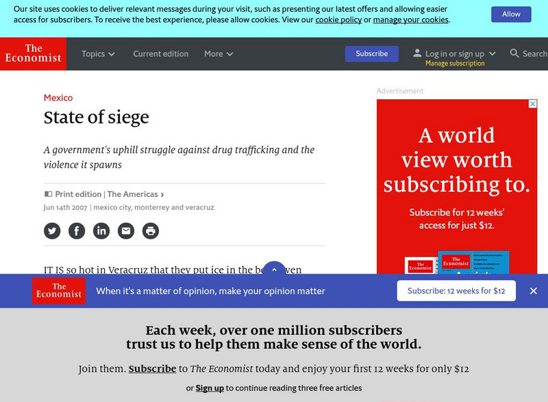The Economist: State of Siege Primary
