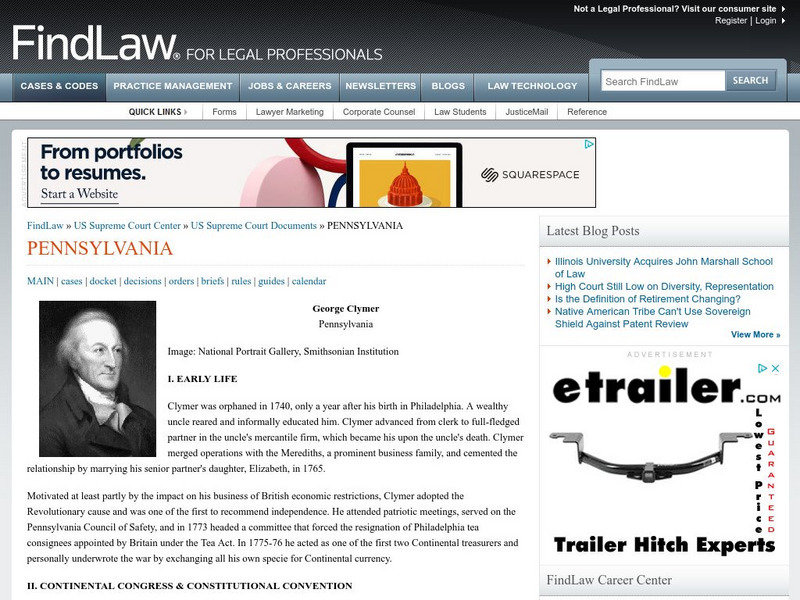 Find Law: Founding Fathers: Benjamin Franklin Activity