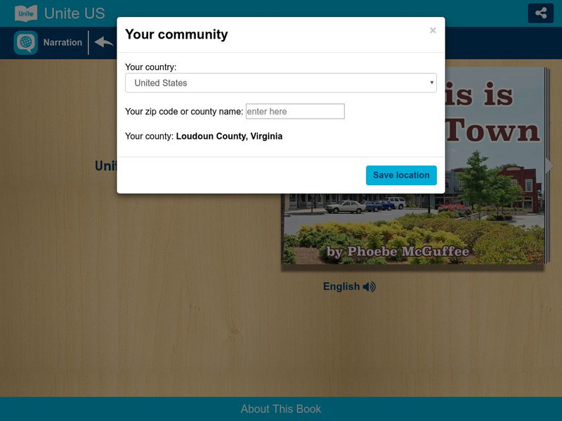 Unite for Literacy: Community: This Is My Town eBook Unite for Literacy: Community: This Is My Town eBook