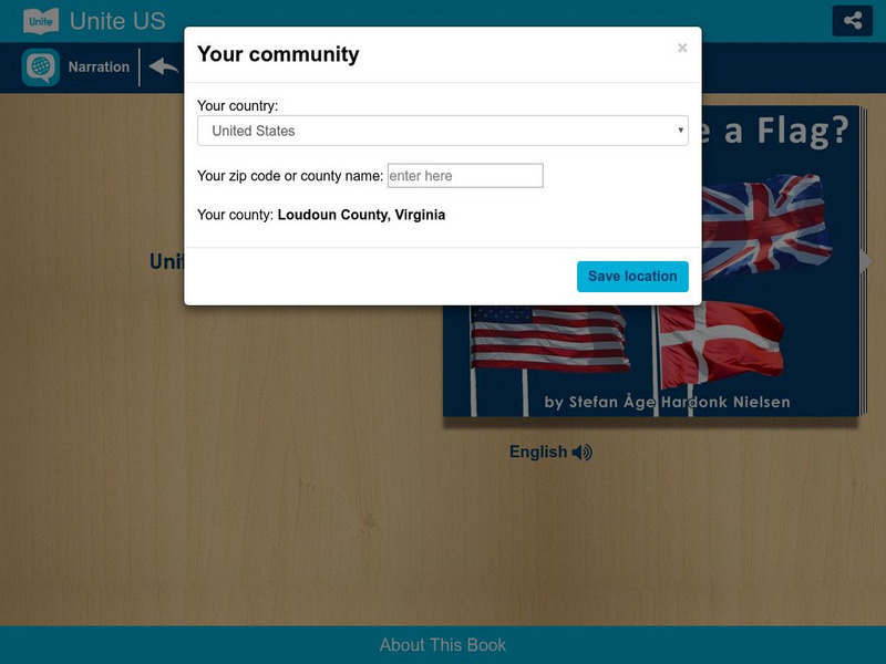 Unite for Literacy: Community: Can You Make a Flag? eBook