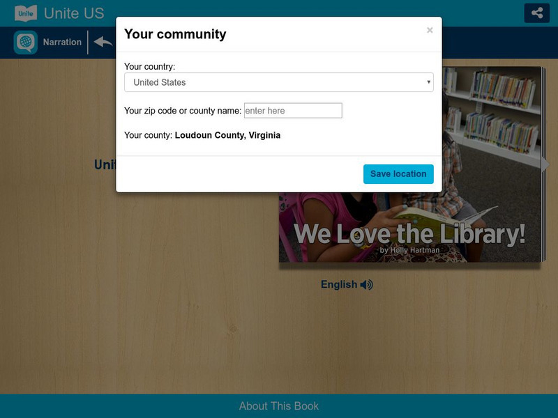 Unite for Literacy: Community: We Love the Library eBook Unite for Literacy: Community: We Love the Library eBook