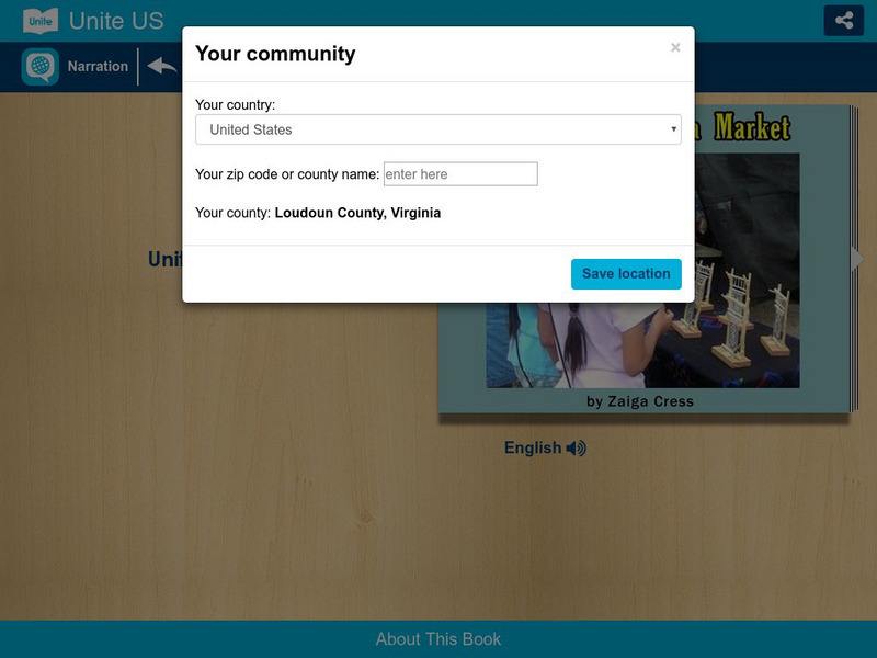 Unite for Literacy: Community: Going to the Flea Market eBook