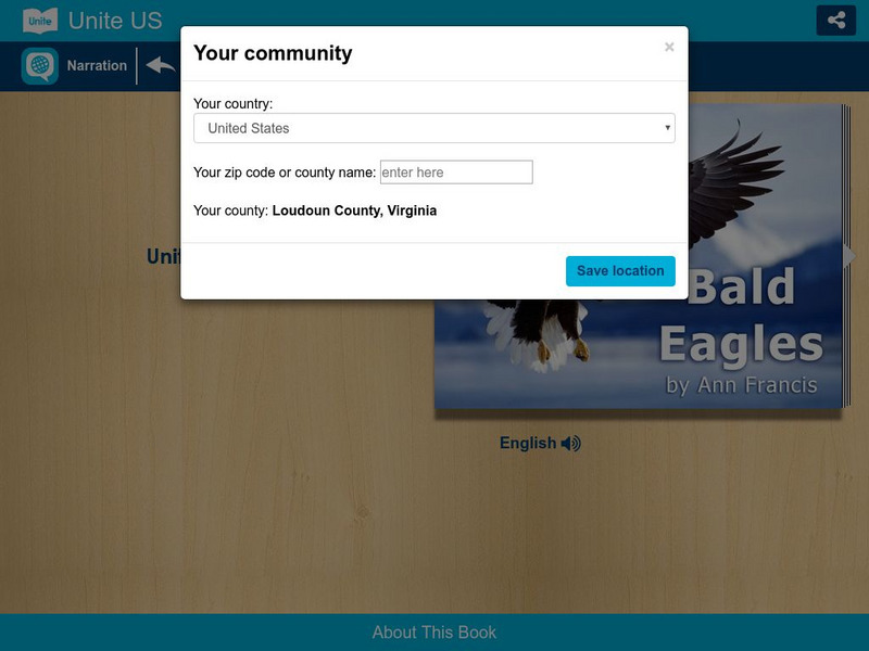 Unite for Literacy: Animals: Bald Eagles eBook Unite for Literacy: Animals: Bald Eagles eBook