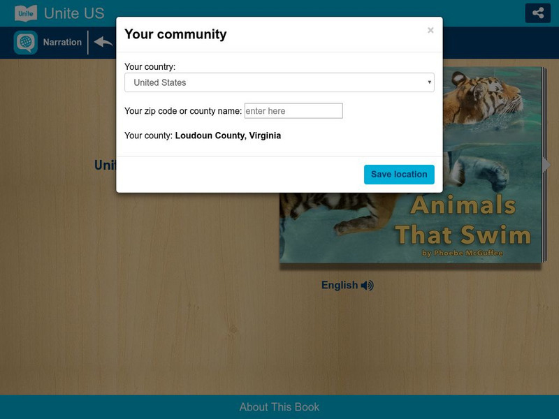 Unite for Literacy: Animals: Animals That Swim eBook Unite for Literacy: Animals: Animals That Swim eBook