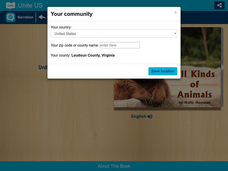 Unite for Literacy: Animals: All Kinds of Animals eBook