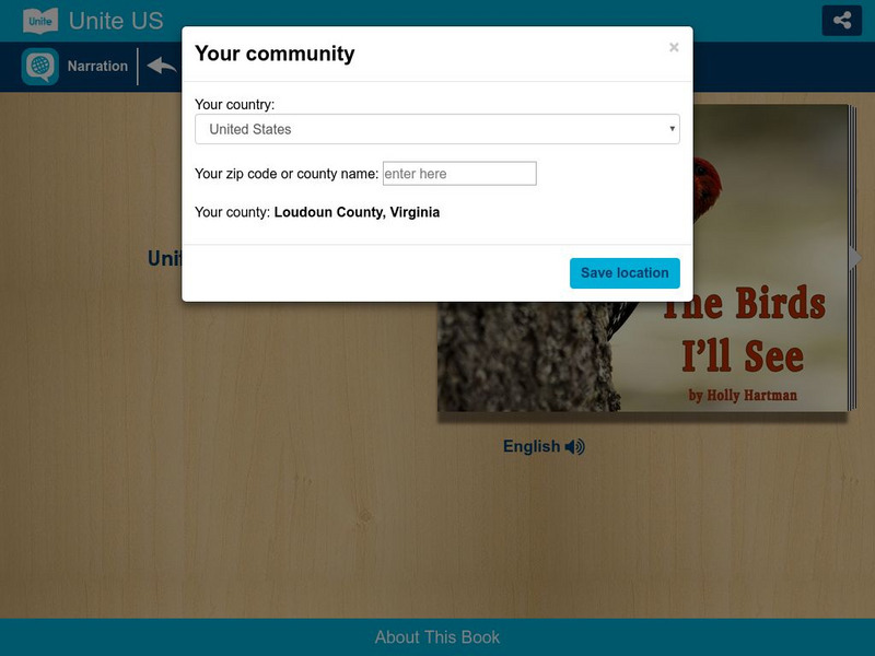 Unite for Literacy: Animals: The Birds I'll See eBook