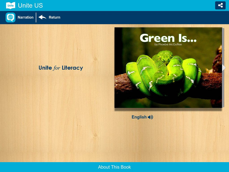 Unite for Literacy: Know and Learn: Green Is eBook Unite for Literacy: Know and Learn: Green Is eBook