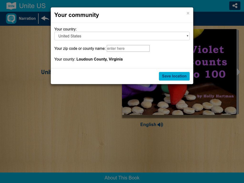 Unite for Literacy: Know and Learn: Violet Counts to 100 eBook