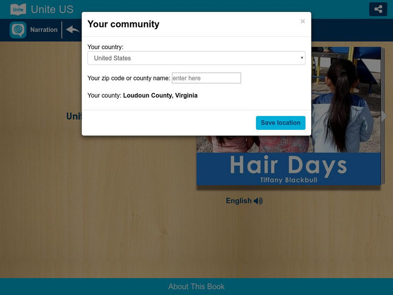 Unite for Literacy: Friends: Hair Days eBook Unite for Literacy: Friends: Hair Days eBook