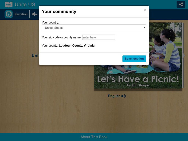 Unite for Literacy: Friends: Let's Have a Picnic! eBook Unite for Literacy: Friends: Let's Have a Picnic! eBook