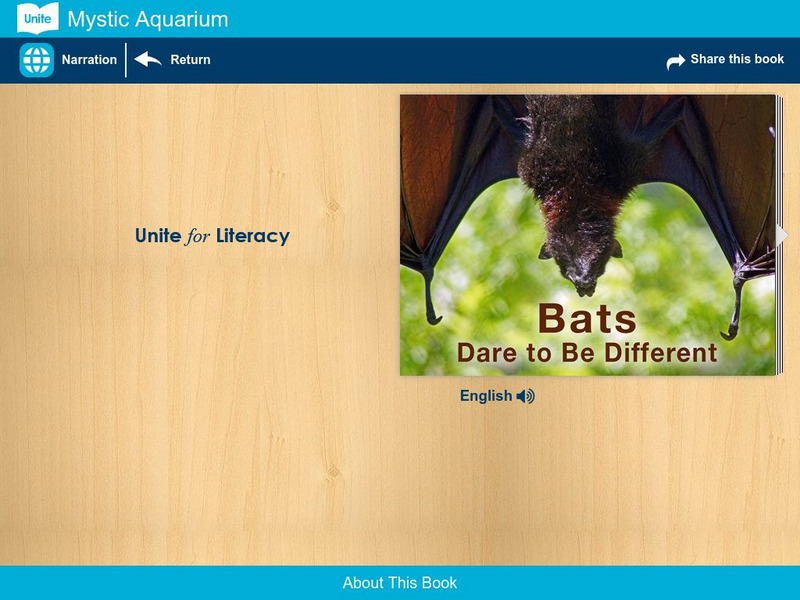 Unite for Literacy: Mystic Aquarium: Bats Dare to Be Different eBook