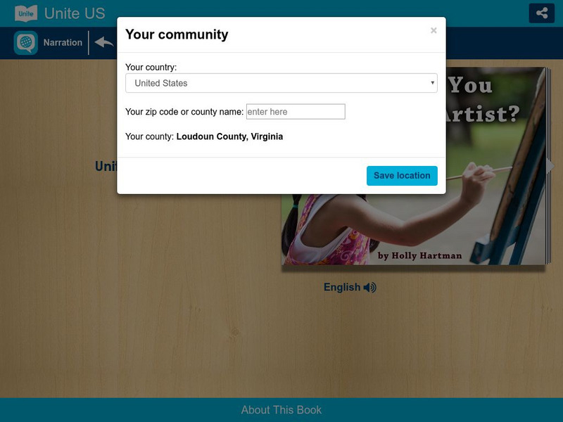 Unite for Literacy: Create and Play: Are You an Artist? eBook Unite for Literacy: Create and Play: Are You an Artist? eBook