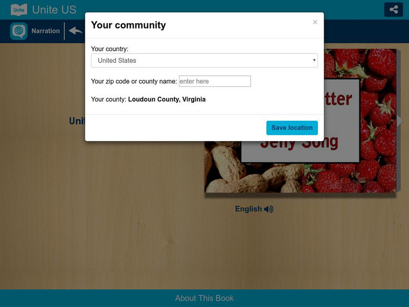 Unite for Literacy: Create and Play: Peanut Butter and Jelly Song eBook