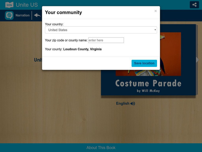 Unite for Literacy: Create and Play: Costume Parade eBook
