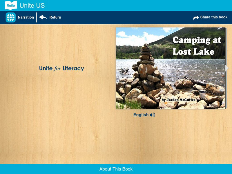 Unite for Literacy: Create and Play: Camping at Lost Lake eBook