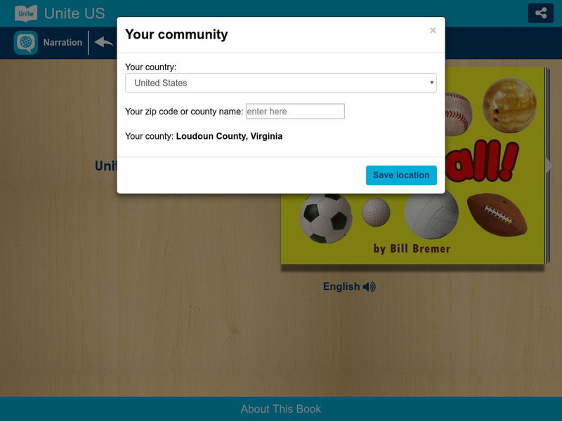 Unite for Literacy: Create and Play: Play Ball! eBook