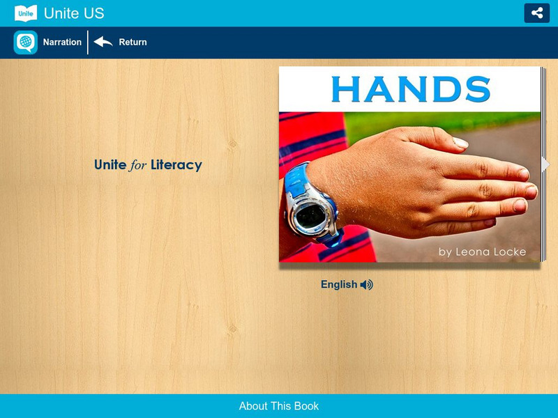 Unite for Literacy: Healthy Me: Hands eBook Unite for Literacy: Healthy Me: Hands eBook