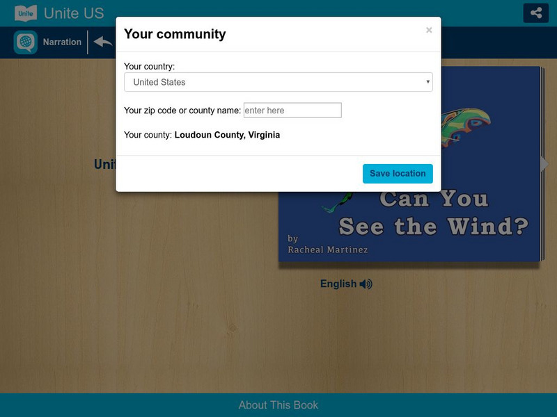 Unite for Literacy: Earth and Sky: Can You See the Wind? eBook