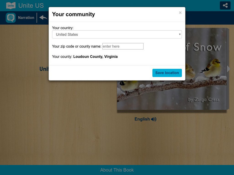Unite for Literacy: Earth and Sky: A Blanket of Snow eBook Unite for Literacy: Earth and Sky: A Blanket of Snow eBook