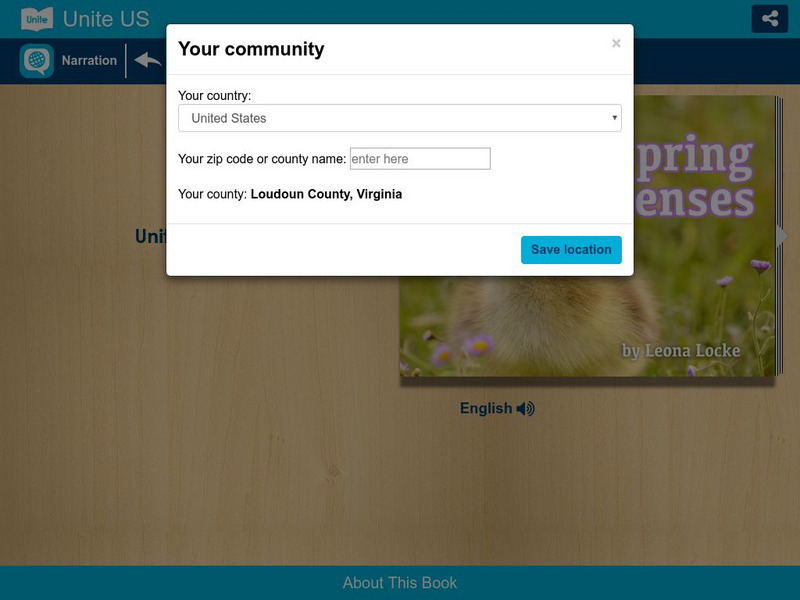 Unite for Literacy: Earth and Sky: Spring Senses eBook Unite for Literacy: Earth and Sky: Spring Senses eBook