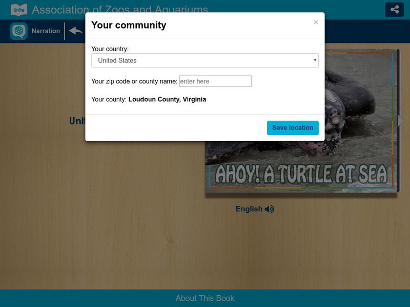 Unite for Literacy: Saving Animals From Extinction: Ahoy! A Turtle at Sea eBook