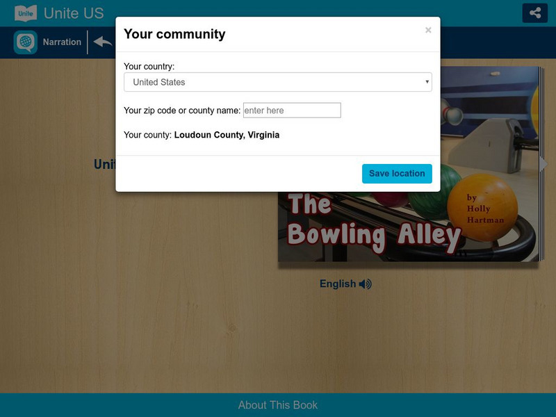 Unite for Literacy: Family: The Bowling Alley eBook