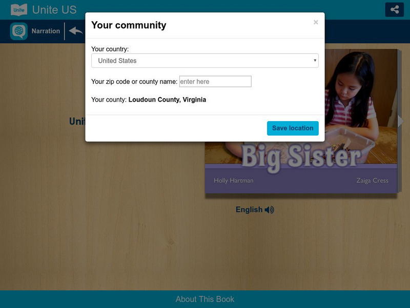 Unite for Literacy: Family: Big Sister eBook Unite for Literacy: Family: Big Sister eBook