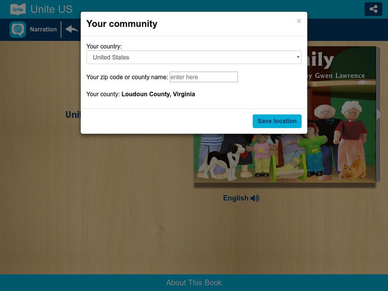 Unite for Literacy: Family: My Family eBook