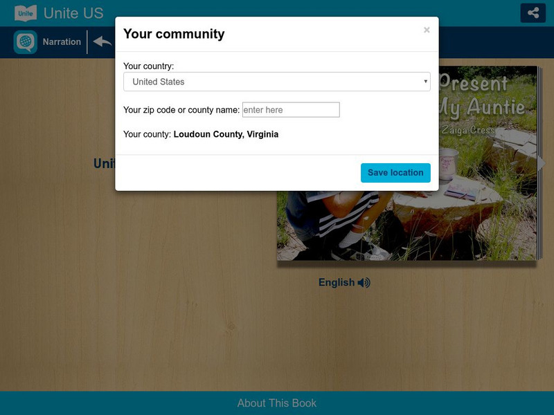 Unite for Literacy: Family: A Present for My Auntie eBook