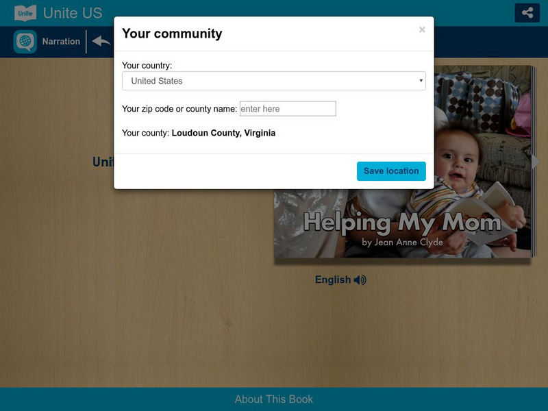 Unite for Literacy: Family: Helping My Mom eBook Unite for Literacy: Family: Helping My Mom eBook
